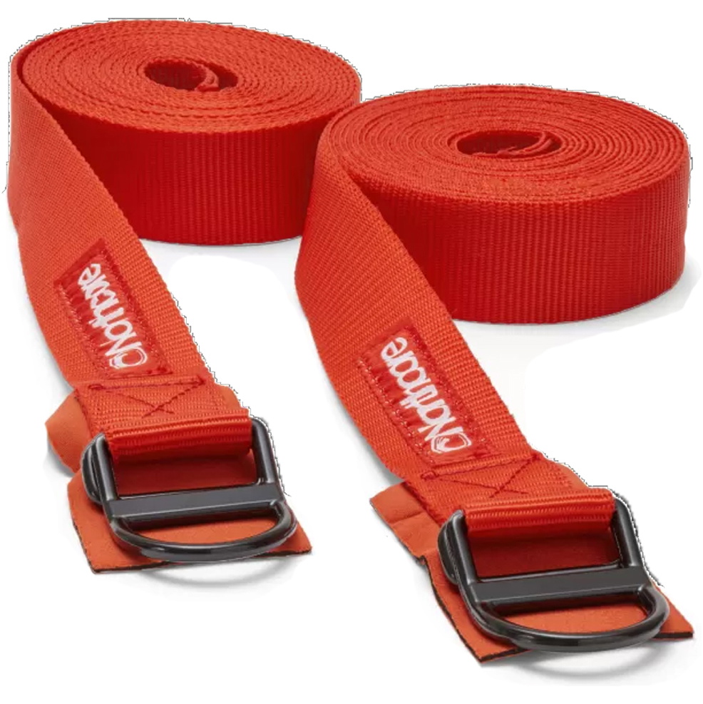 2026 Northcore D-Ring 5M Roof Rack Straps / Tie Downs NOCO22B - Red